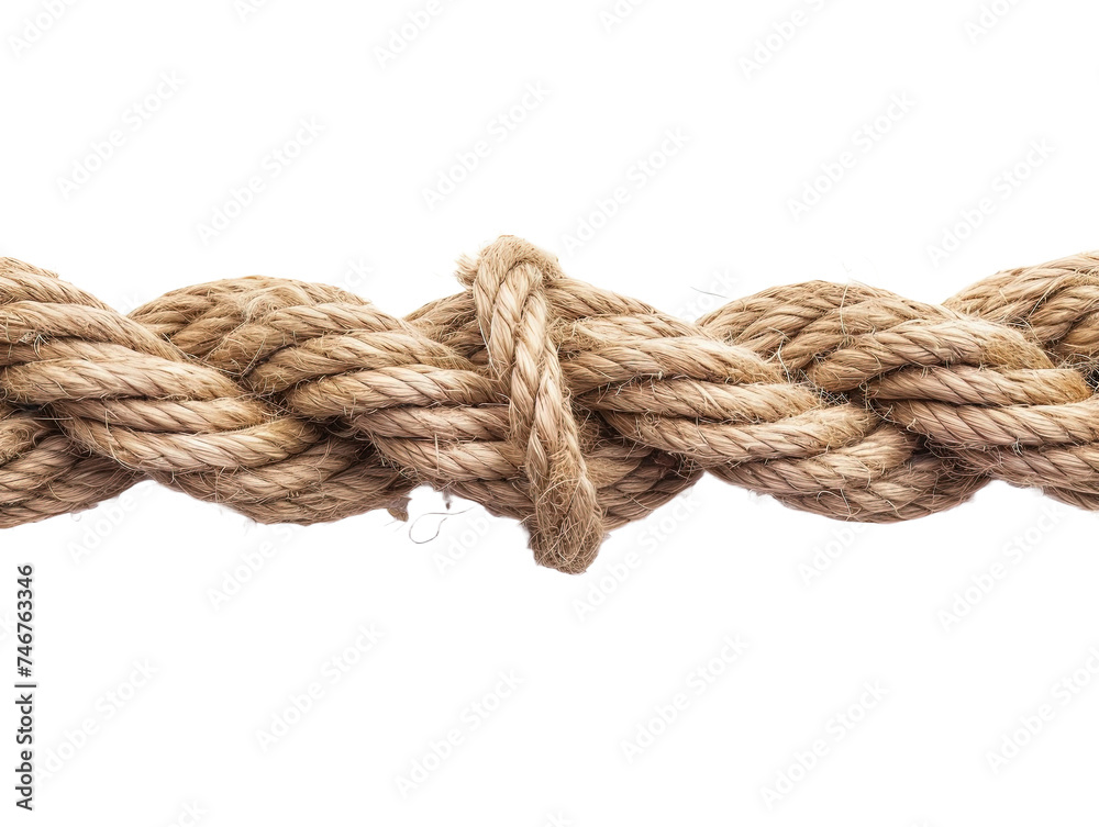 Tangled rope isolated on white or transparent background Tangled rope isolated on white or transparent background