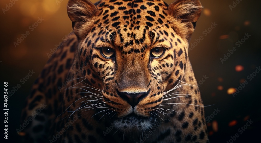the powerful yet graceful visage of a leopard, utilizing advanced digital techniques to create a captivating artwork in breathtaking 8k resolution. the powerful yet graceful visage of a leopard, utilizing advanced digital techniques to create a captivating artwork in breathtaking 8k resolution.