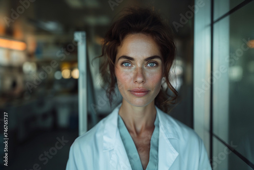 Woman doctor, portrait, considerate, beautiful © HotPhotoPie