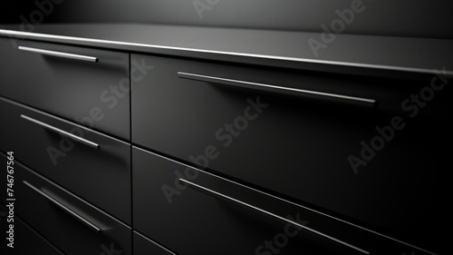 3d render of a modern office cabinet photo