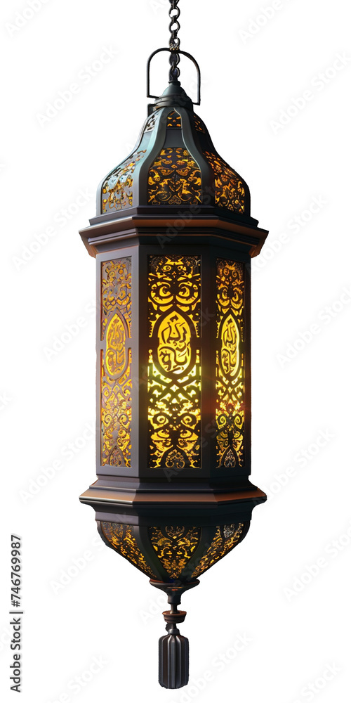 Transparent Arabic lantern Transparent Arabic lantern