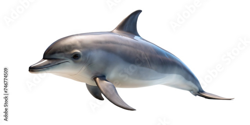 cute dolphins freestanding and transparent background 