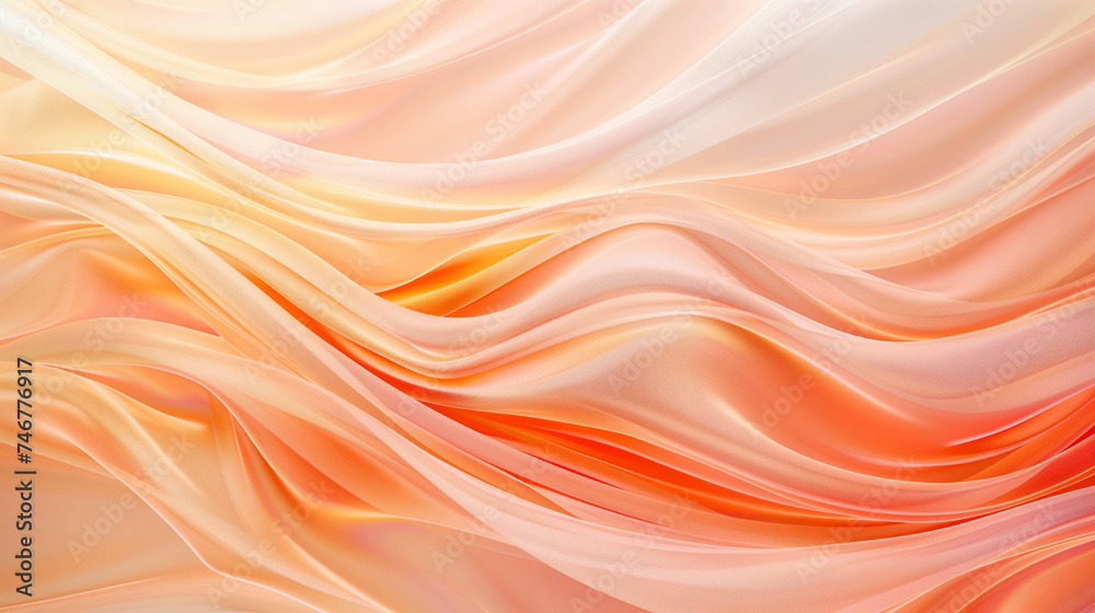 Abstract Peach Fuzz Mesh Fabric Color Gradient Background