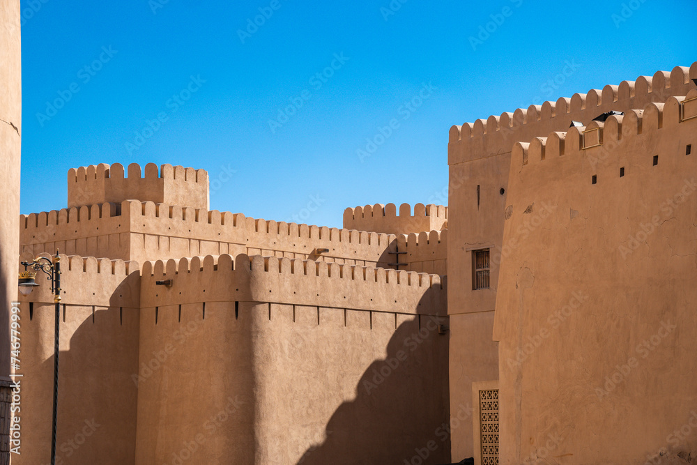 Nizwa Fortress, Oman, ancient fortresses, cities of Arabia, sights of Oman