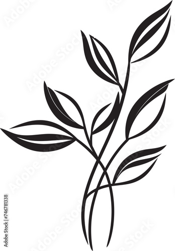 Natures Artistry Vector Logo Design Organic Doodles Hand Drawn Symbol