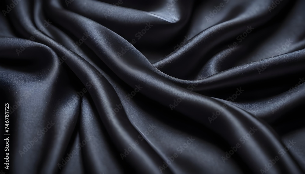 Dark grey wavy silk texture Dark grey wavy silk texture