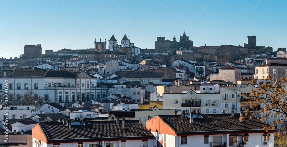 Fototapeta premium Cityscape of the world heritage city of Caceres, Extremadura, Spain.