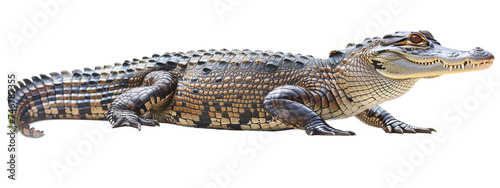 crocodile isolated on white background
