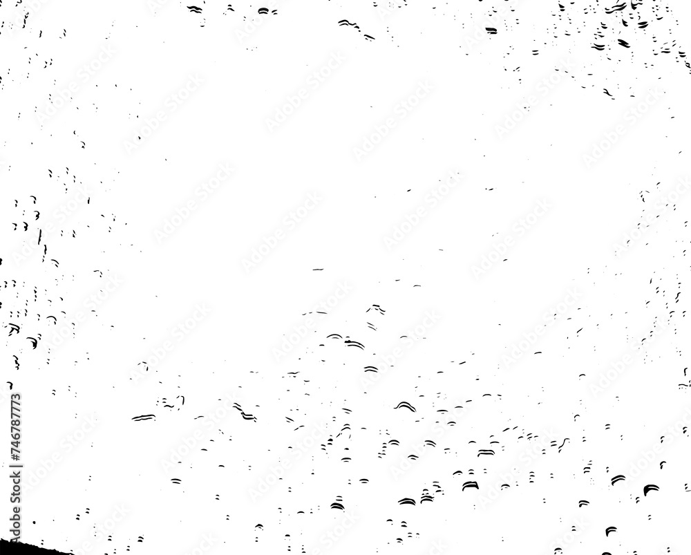 Rustic grunge texture with grain and stains. Abstract noise background. PNG graphic illustration with transparent background.