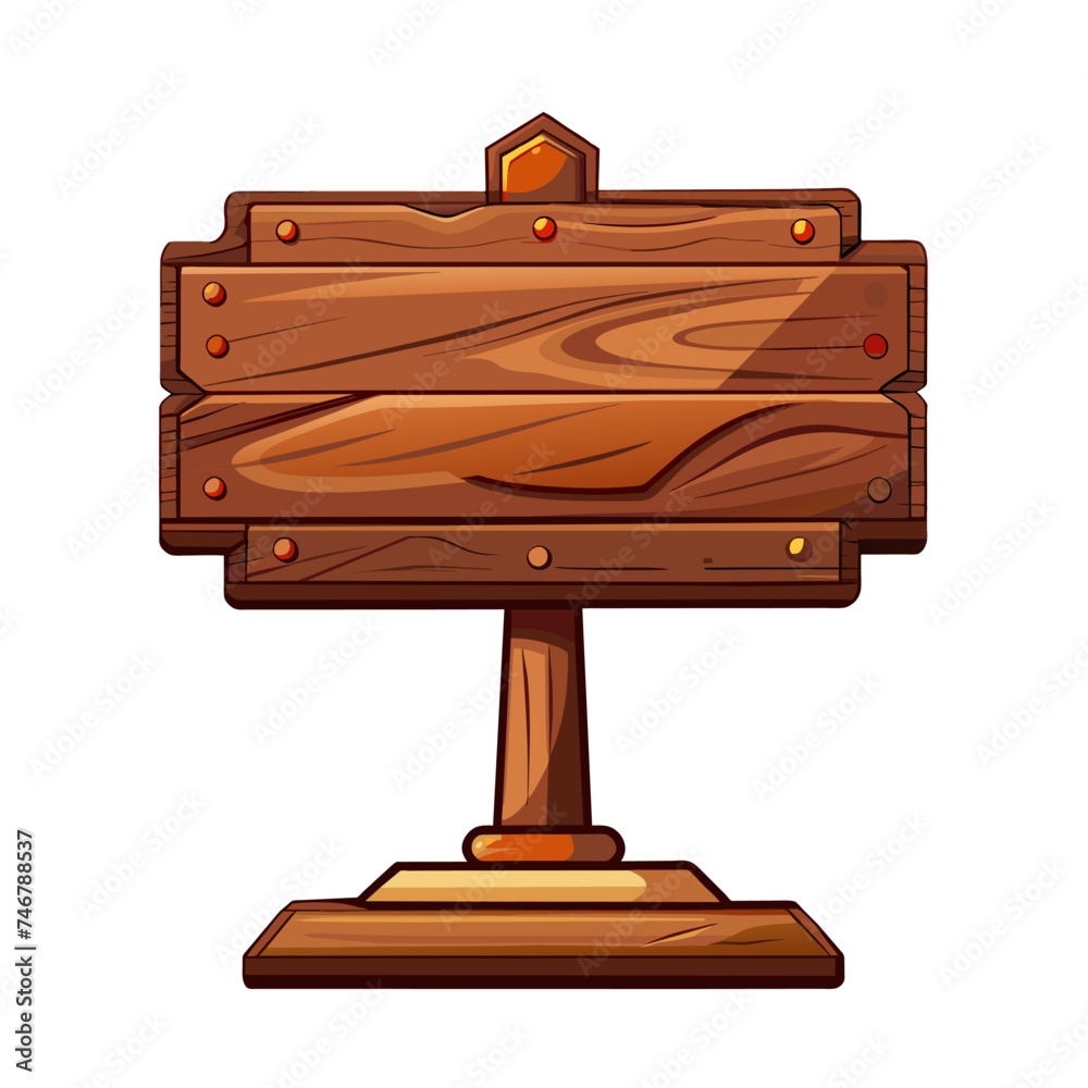 Fototapeta premium Wooden sign