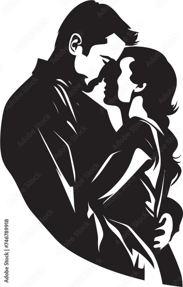 Loving Embrace Black Logo Design of Couple Embracing Tender Affection Vector Graphic of Man Holding Woman in Black Loving Embrace Black Logo Design of Couple Embracing Tender Affection Vector Graphic of Man Holding Woman in Black
