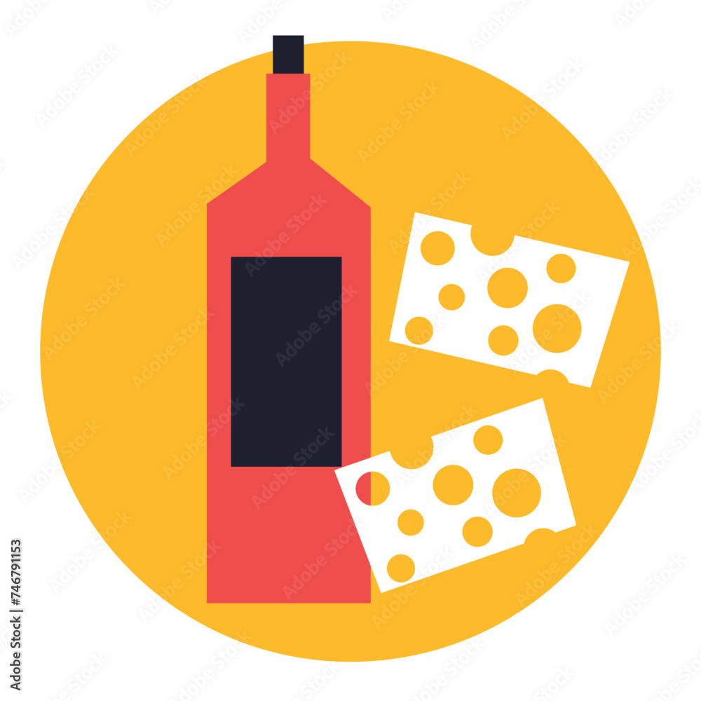 Wine logo. Vector. Alcohol icon. Flat style. Can be used for restaurants menu, cover, packaging. Wine logo. Vector. Alcohol icon. Flat style. Can be used for restaurants menu, cover, packaging.
