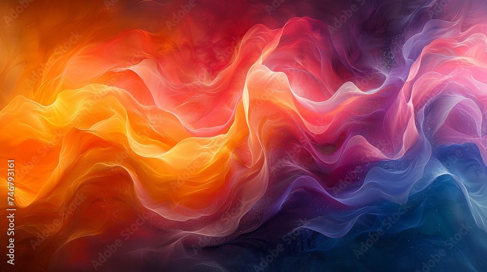 Neon abstract digital art radiates vibrant energy with ethereal abstract flow. Neon abstract digital art radiates vibrant energy with ethereal abstract flow.