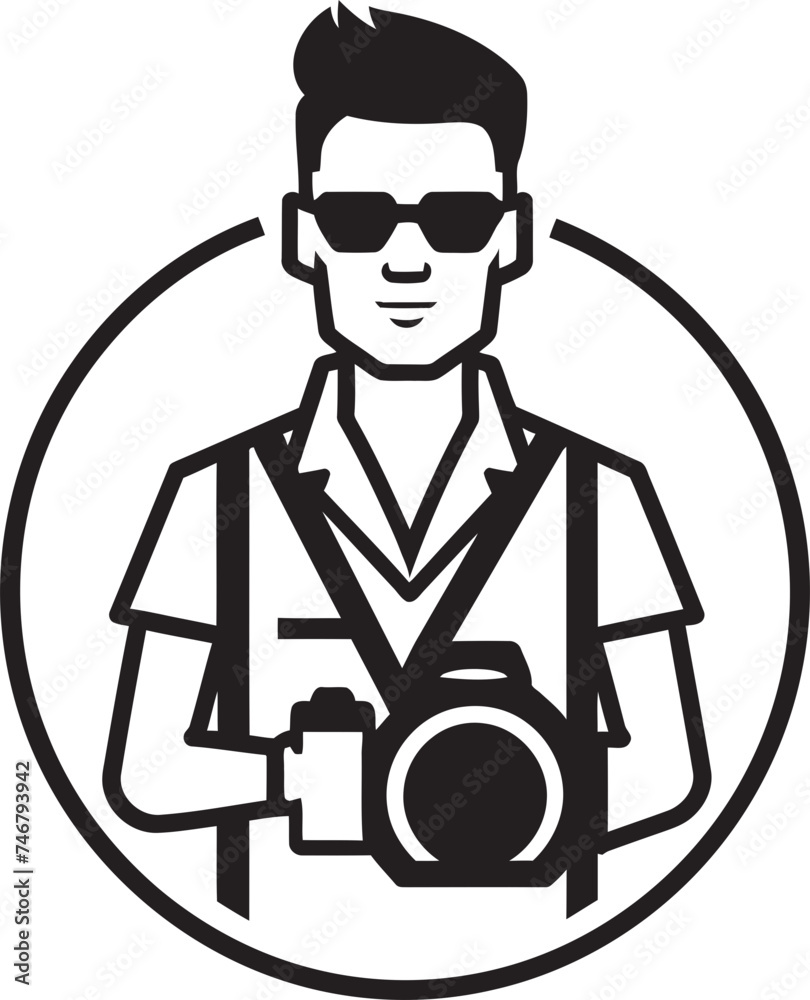 FocusFrame Vector Graphic of Photographers Thick Line Art Icon ShutterSketch Iconic Photographers Line Art Emblem in Black FocusFrame Vector Graphic of Photographers Thick Line Art Icon ShutterSketch Iconic Photographers Line Art Emblem in Black