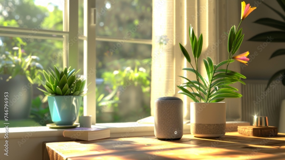 Voice-Controlled Smart Home Lifestyle Generative AI Voice-Controlled Smart Home Lifestyle Generative AI