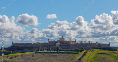 View of the Fortress of Santa Luzia, Elvas, Portugal photo