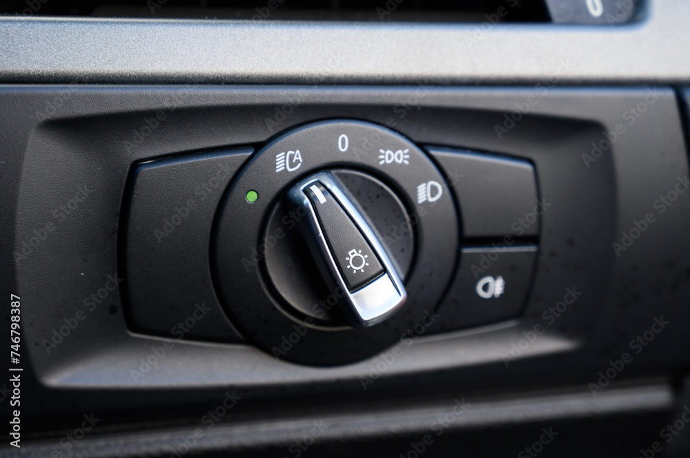 Car Light Control Panel with Auto Lights Feature Car Light Control Panel with Auto Lights Feature