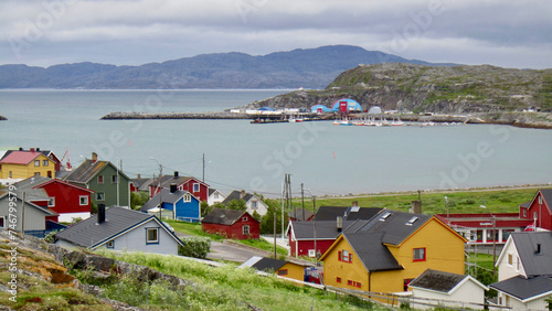 village on the coast