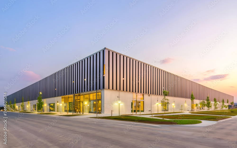 Obraz premium building at night