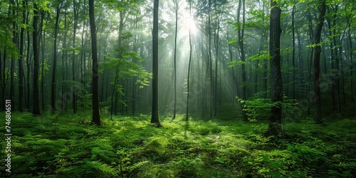 Tranquil Treescapes Breath - Forest Life Background - Tranquil Essence - Soft Daylight - Breathing Forest 