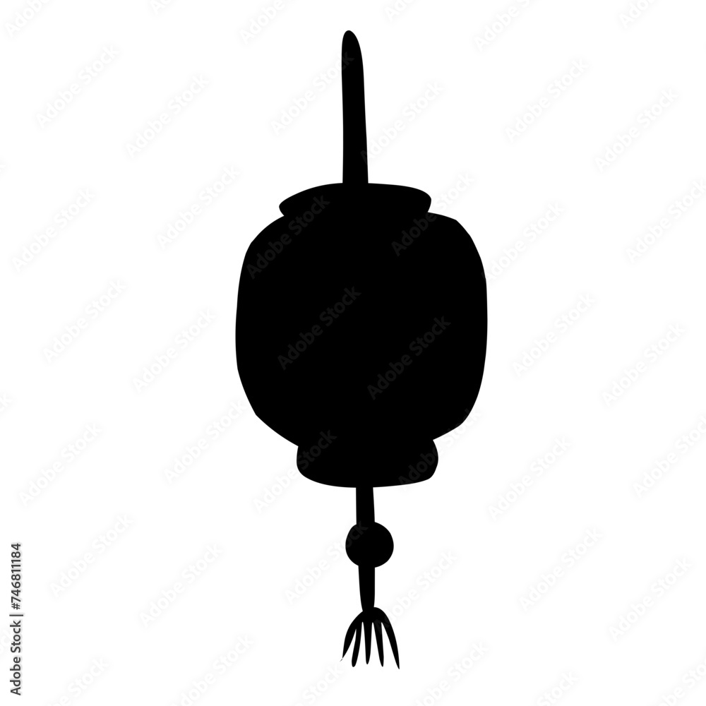 Obraz premium chinese lantern silhouette