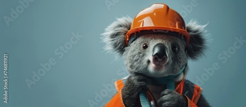 Portrait of a Koala which has become an icon of occupational safety awareness