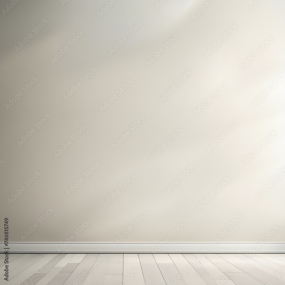 empty room with wall