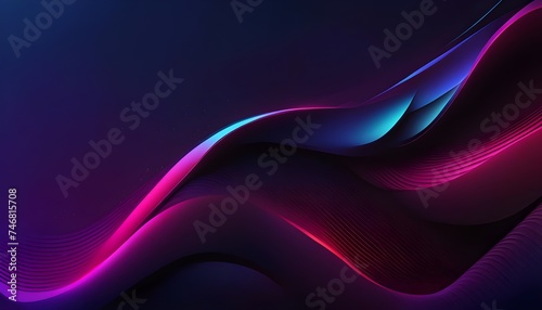 Wallpaper Mural dark abstract neon lights gaming background wallpaper Torontodigital.ca