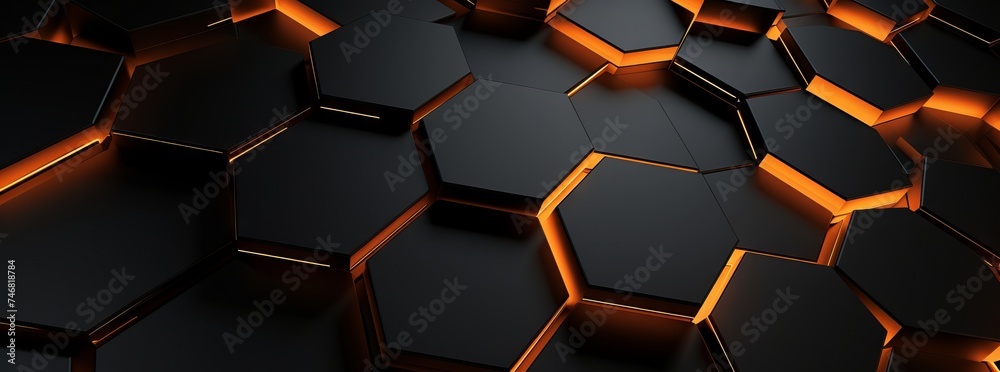 Futuristic hexagonal background Abstract geometric grid pattern Futuristic hexagonal background Abstract geometric grid pattern
