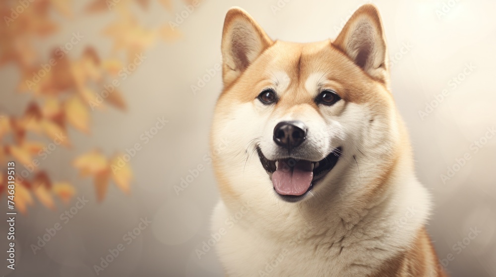 Akita dog Ai Generative