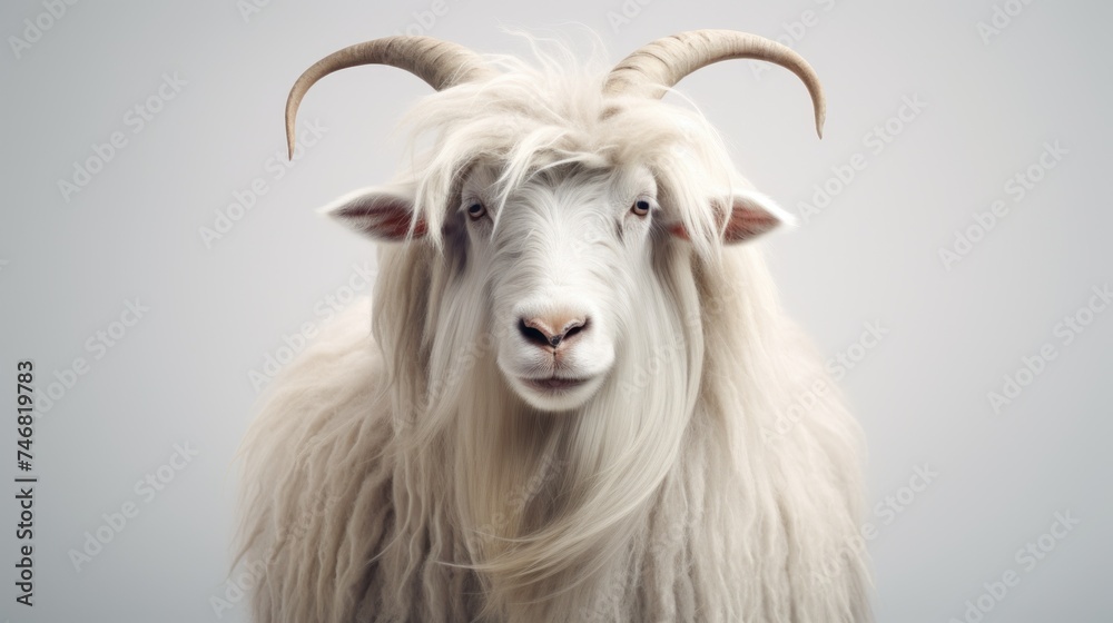 Angora Goat Ai Generative Angora Goat Ai Generative