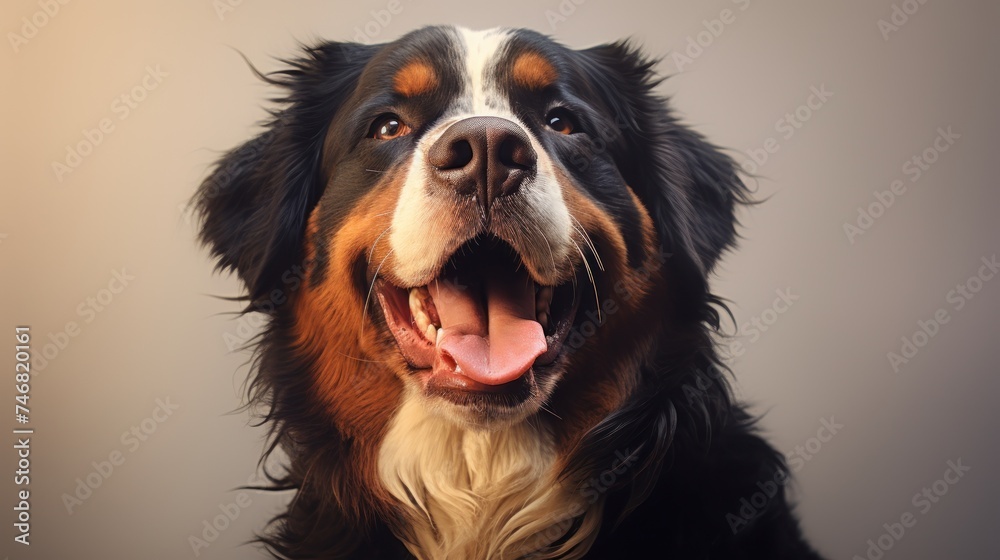 Bernese Shepherd dog Ai Generative Bernese Shepherd dog Ai Generative