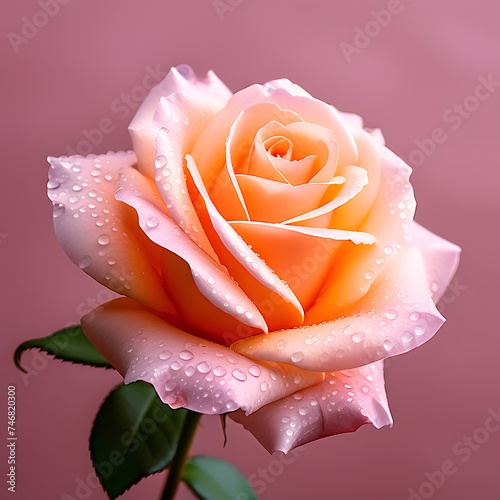 Stunning Rose Bloom  High-Quality Image of Nature   s Beauty