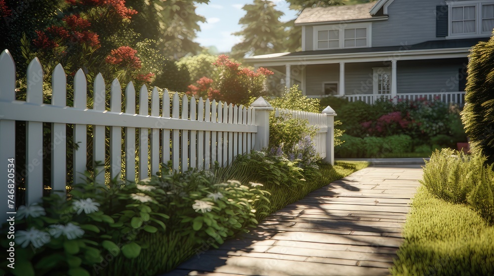The atmosphere of life in a private home, such as elements such as fences, gates or landscaping, to authentically convey the atmosphere of a private property. The atmosphere of life in a private home, such as elements such as fences, gates or landscaping, to authentically convey the atmosphere of a private property.