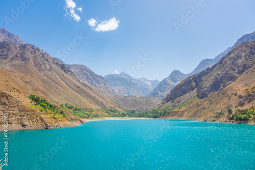 The last of the Seven Lakes in the Fann Mountains, Tajikistan