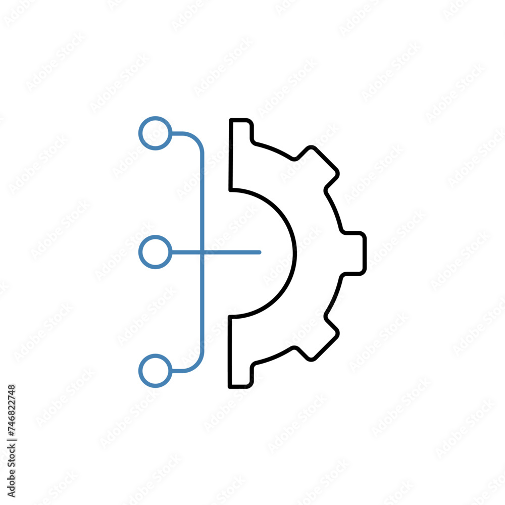 management concept line icon. Simple element illustration. management concept outline symbol design. management concept line icon. Simple element illustration. management concept outline symbol design.