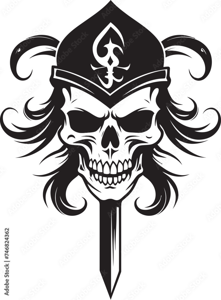 Pirates Legacy Crest Skull and Dagger Symbol Skull and Dagger Badge Iconic Emblem of the Buccaneers Pirates Legacy Crest Skull and Dagger Symbol Skull and Dagger Badge Iconic Emblem of the Buccaneers