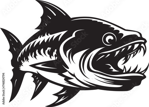 Tropical Splash Vibrant Freshwater Fish Logo Icons Aqua Eden Exotic Tropical Fish Vector Designs