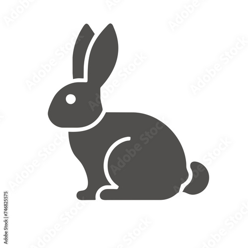 Icon of a rabbit with big ears