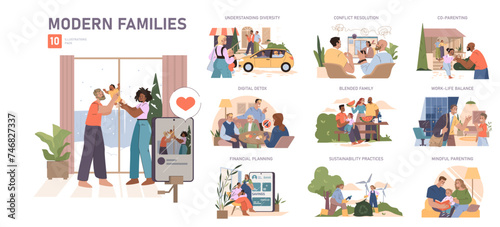 Modern Families set.