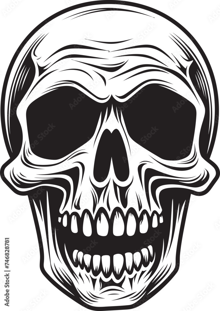 Surprised Bone Structure Icon Startled Skeleton Vector Logo Haunting Surprise Graphic Shocked Vector Design Surprised Bone Structure Icon Startled Skeleton Vector Logo Haunting Surprise Graphic Shocked Vector Design