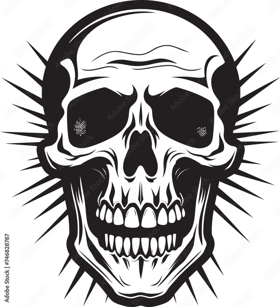 Bone Chilling Icon Startled Vector Design Terrifying Surprise Symbol Shocked Skeleton Vector Logo Bone Chilling Icon Startled Vector Design Terrifying Surprise Symbol Shocked Skeleton Vector Logo