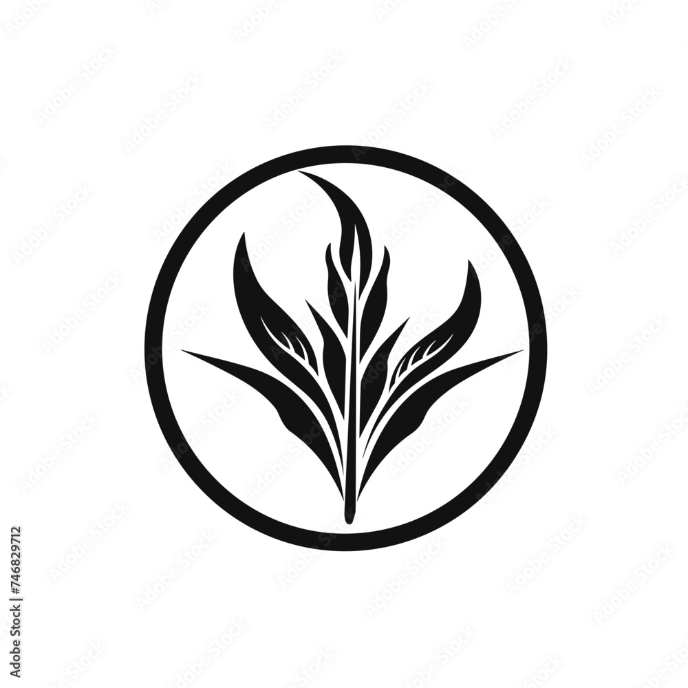 leaf or wheat black and white vector illustration isolated transparent background logo, cut out or cutout t-shirt print design leaf or wheat black and white vector illustration isolated transparent background logo, cut out or cutout t-shirt print design