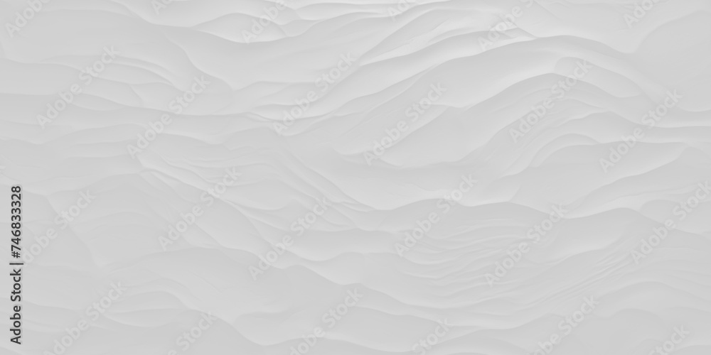 Fototapeta premium Craft white paper texture background banner with copy space, wallpaper ad design abstract light gray surface close-up backdrop