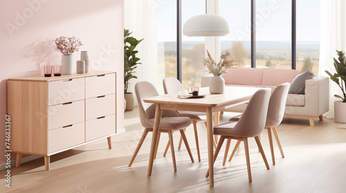 Contemporary JYSK Furniture and Scandi-Inspired Dining Setting: The Perfect Fusion of Functionality and Style