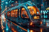 Next-gen self-driving public transport navigating city streets