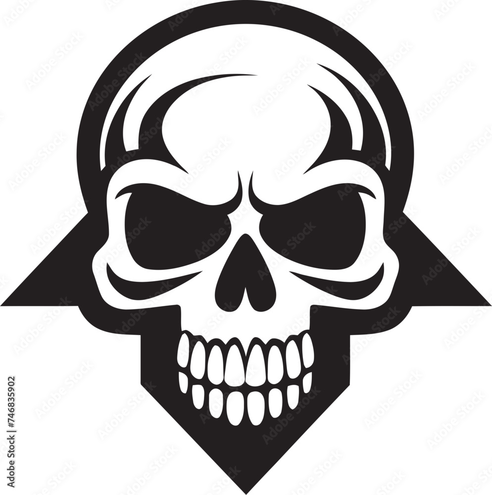 Contaminated Cranium Toxic Skull Icon Design Biohazard Boneyard Vector Graphic of Toxic Skull Contaminated Cranium Toxic Skull Icon Design Biohazard Boneyard Vector Graphic of Toxic Skull