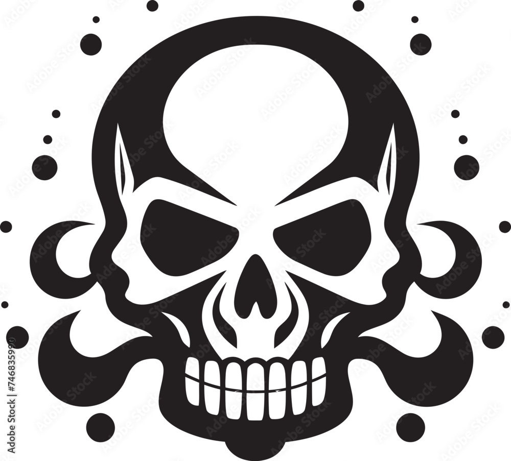 Virulent Visage Toxic Skull Vector Logo Toxicity Trophy Iconic Design of Toxic Skull Virulent Visage Toxic Skull Vector Logo Toxicity Trophy Iconic Design of Toxic Skull
