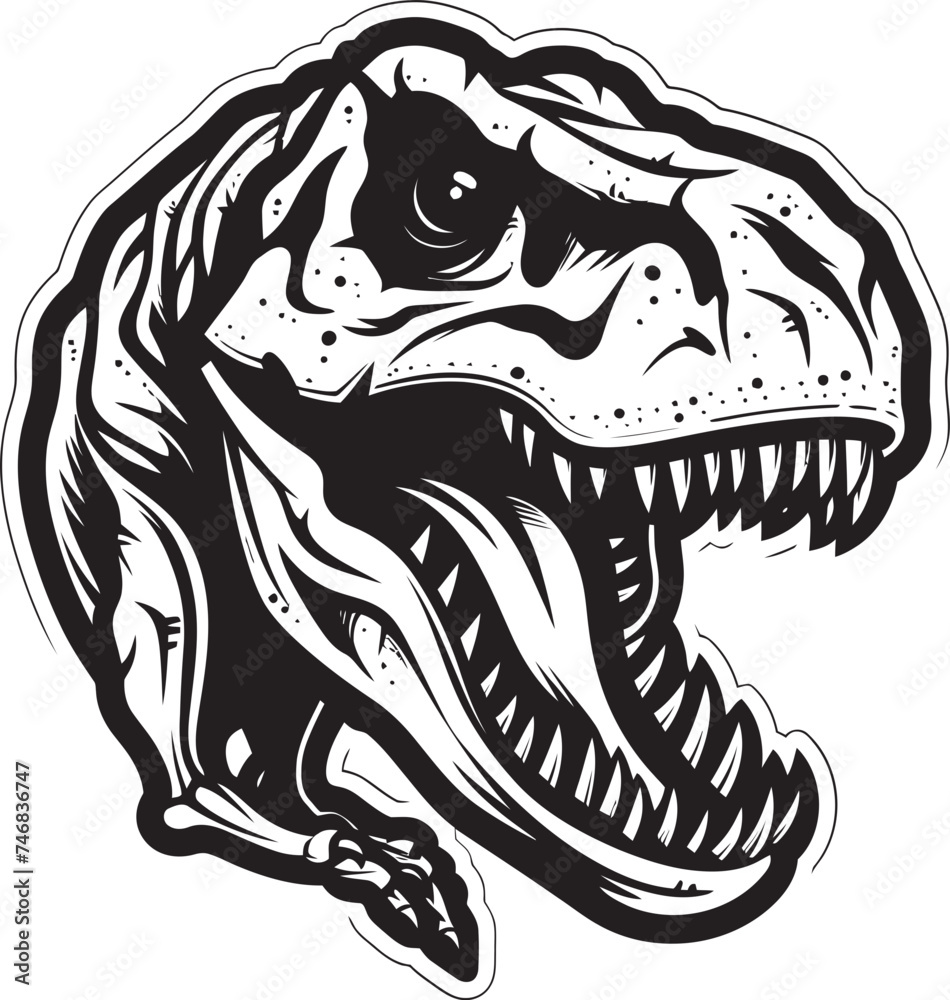 Rex Resurgence T Rex Skeleton Vector Emblem Tyrants Trophy Iconic T Rex Skeleton Logo Rex Resurgence T Rex Skeleton Vector Emblem Tyrants Trophy Iconic T Rex Skeleton Logo