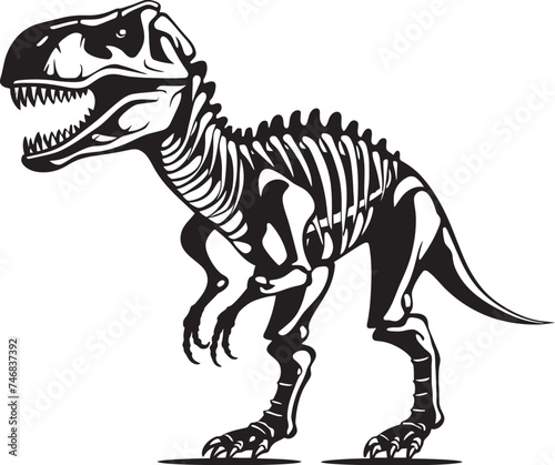 Mesozoic Mark Graphic Design with T Rex Rex Resurgence T Rex Icon Emblem